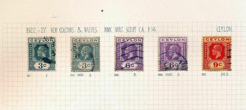 CEYLON 1867/1937 Mint &Used Collection(45+Items) GX 538