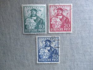 Germany, Scott# 662-664, used