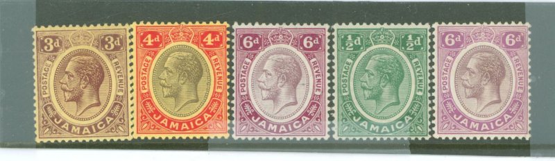 Jamaica #65/102 Unused Multiple