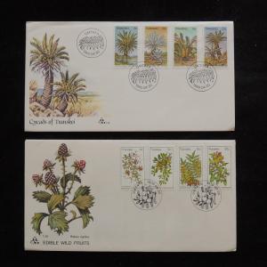 ZS-R845 PLANTS - Transkei, 1978 Fdc, Flowers, Fruits Lot Of 2 Covers