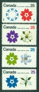 CANADA SC# 508-11 VF MNH 1970