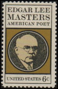 United States 1405 - Mint-NH - 6c Edgar Lee Masters / Poet (1970)