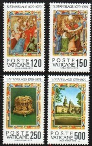 Vatican City Sc #648-651 MNH