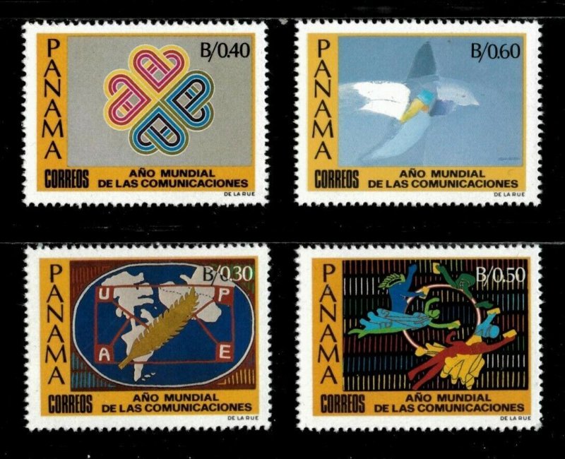 Panama 1983 - World Communications Year - Set of 4v - Scott 629-32 - MNH