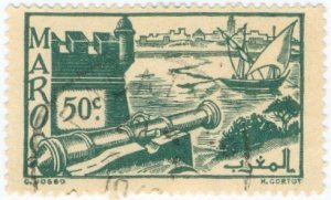 FRENCH MOROCCO 159A USED BIN $0.50