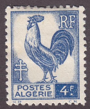 Algeria 184 Gallic Cock 1945