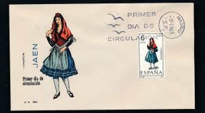 D473334 Spain FDC Traditional Costumes Jaen