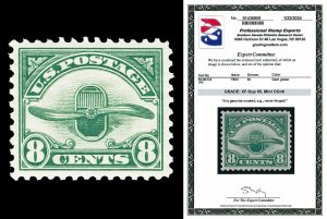 Scott C4 1923 8c Emblem Airmail Issue Mint Graded XF-Sup 95 NH with PSE CERT