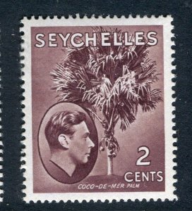 SEYCHELLES; 1938 early GVI Pictorial issue fine Mint hinged Shade of 2c. value