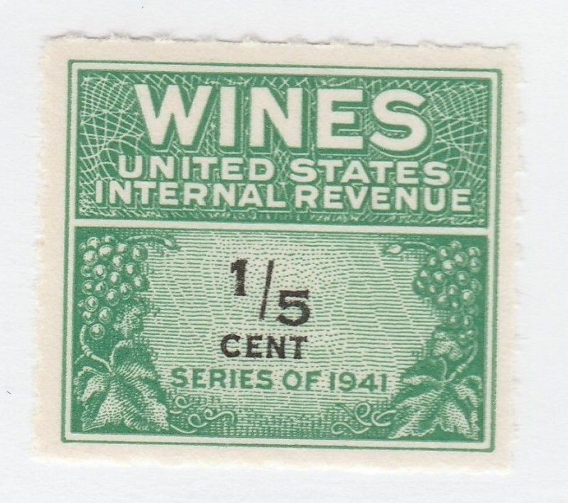USA Wine revenue stamp - 1518+ NGAI mnh -- FOUR Stamps - Four Scans