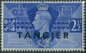 Morocco Agencies 1937 SG262 2½d blue KGVI opt TANGIER MH