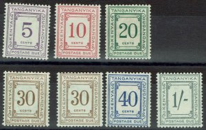 KENYA UGANDA & TANGANYIKA 1935 POSTAGE DUE SET */**