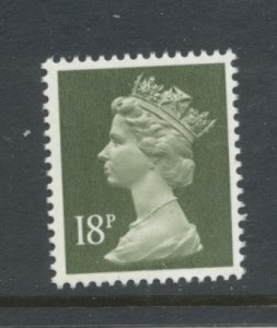 Great Britain MH102v oerf 14x14½ MNH cgs