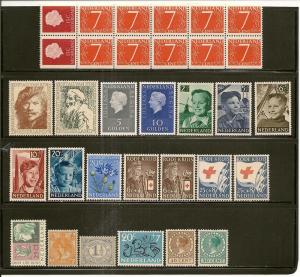 Netherlands Classics Lot-Mint/Used-Fine/Very Fine-Hinged