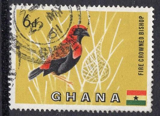 Ghana   #55   1959   used  6d. bird