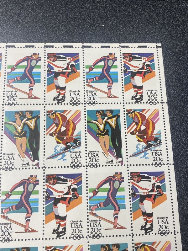 US 2067-70 Olympic 20C Sheet Of 50 Whole Sheet Perf Shift Mint Never Hinged.