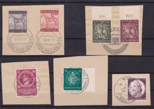 german third reich stamps+ special cancels  ref 12093