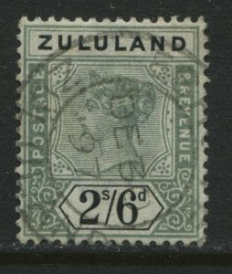 Zululand QV 1896 2/6d used