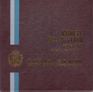 1983 Republic of San Marino, Divisional Coins,FDC