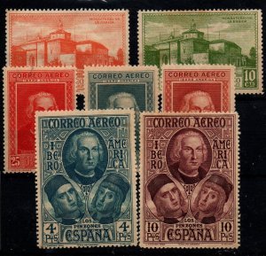 Spain C43-C49 Set Mint hinged