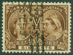 EDW1949SELL : CANADA 1897 Scott #55 Extra Fine, Used. Deep color. Catalog $175.