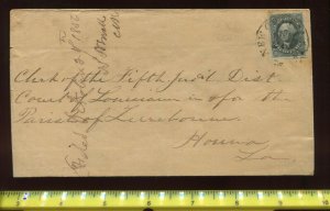 17 Washington Imperf Used Stamp on Nice 4x Domestic Rate Cover (Stock 906 A1)