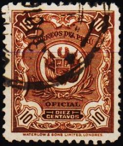 Peru. 1909 10c S.G.0572 Fine Used