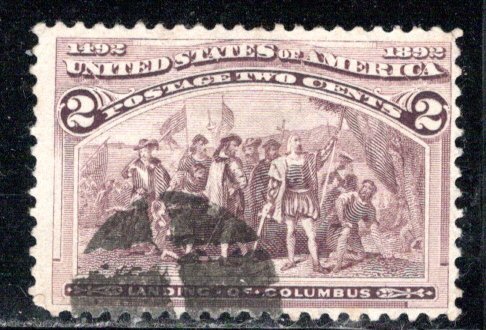 United States Scott # 231, used