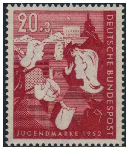 Germany 1952 SG1081 HM