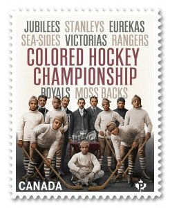 DIE CUT QP = 2020 = COLOURED HOCKEY CHAMPIONSHIP = BLACK HISTORY = CANADA