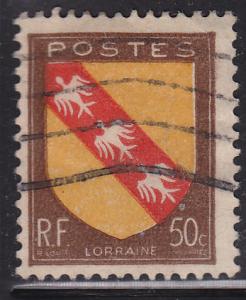 France 564 Lorraine Coat of Arms 1946