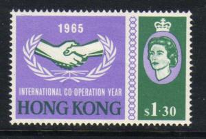 Hong Kong # 224 mint, International Cooperation Year Issue