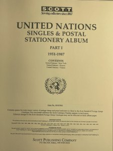 United Nations Collection (NY, Geneva & Vienna)  in Scott Specialty Album