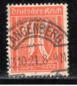 Germany Reich Scott # 142, used, Mi # 163, exp h/s