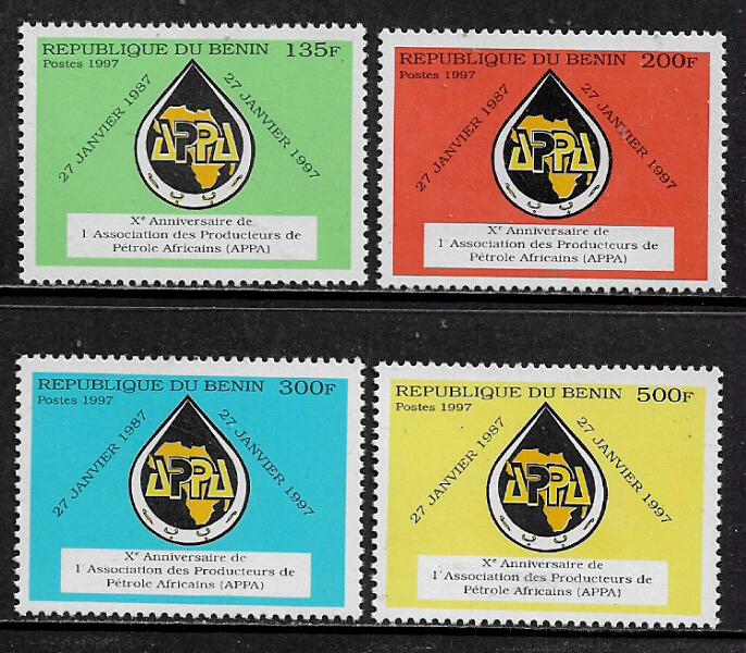 Benin #1036-9 MNH Set - African Petroleum Producers