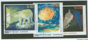 Greenland #560-562  Single (Complete Set) (Art)