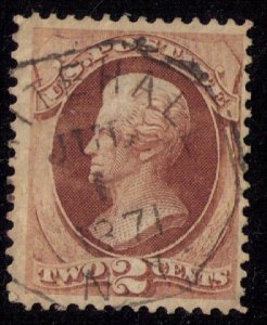 US Scott #146 LIGHT RED BROWN F-VF