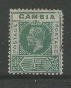 Gambia 1921 KGV Sc 87 MH