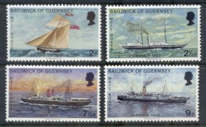 Guernsey 1972 Mail Boats MUH