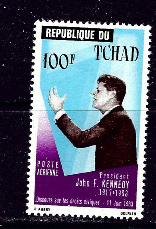 Chad C20 MNH 1964 John F Kennedy