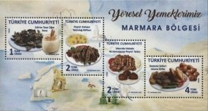 Turkey 2018 MNH Stamps Souvenir Sheet Traditional Food Gastronomy