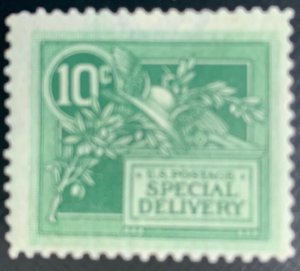 1908 10 cent Special Delivery US Stamp #E7 MNH