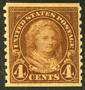 U.S. #601 MINT OG LH