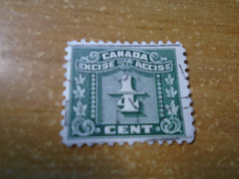 Canada Revenue Stamp  van Dam  #  FX57  used