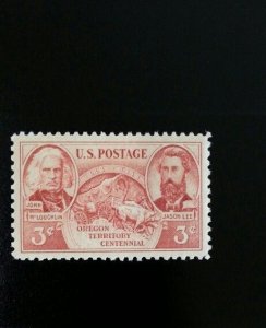 1948 3c Oregon Territory, 100th Anniversary Scott 964 Mint F/VF NH