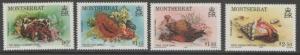 MONTSERRAT SG620/3 1984 MARINE LIFE MNH