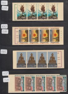 Thailand  MNH  booklet collection   cat $585.00 sell at 16%