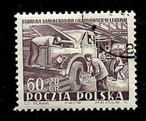 Poland 1953 - CTO - Scott #B101