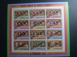 ​ST.VINCENT-SPECIMENT-1977-SC#494a SILVER JUBILEE OF QUEEN ELIZABETH II- MNH