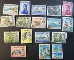 DOMINICA # 164-180-MINT/NEVER HINGED--COMPLETE SET--1963